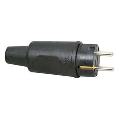 Socket plug kopp Melns IP44 16 A cena un informācija | Elektrības slēdži, rozetes | 220.lv