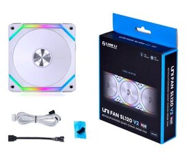 Lian Li UNI SL V2 120 RGB PWM цена и информация | Компьютерные вентиляторы | 220.lv