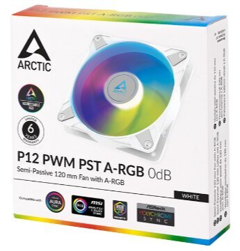 Arctic P12 PWM PST A-RGB cena un informācija | Datora ventilatori | 220.lv