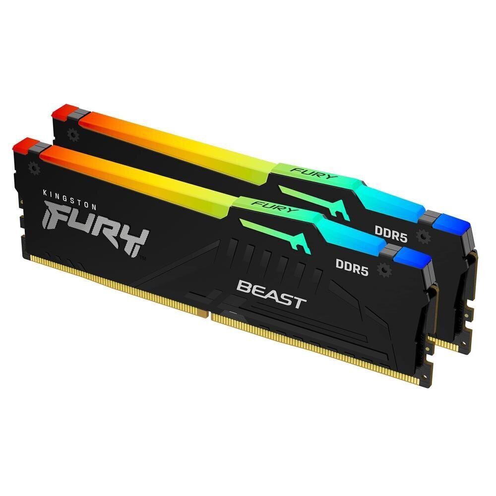 Kingston Fury Beast RGB (KF556C36BBEAK2-64) cena un informācija | Operatīvā atmiņa (RAM) | 220.lv