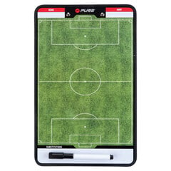 Taktiskā futbola trenera tāfele Pure2Improve, 35x22 cm цена и информация | Футбольная форма и другие товары | 220.lv