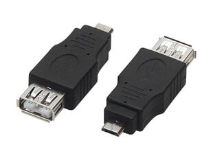 USB-адаптер-разъем micro USB - разъем USB цена и информация | Адаптеры и USB разветвители | 220.lv