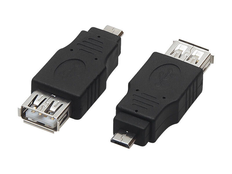 USB adapteris-mikro USB spraudnis - USB ligzda цена и информация | Adapteri un USB centrmezgli | 220.lv