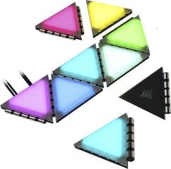 Corsair iCUE LC100 Case Accent Lighting Panels cena un informācija | Piederumi korpusiem | 220.lv