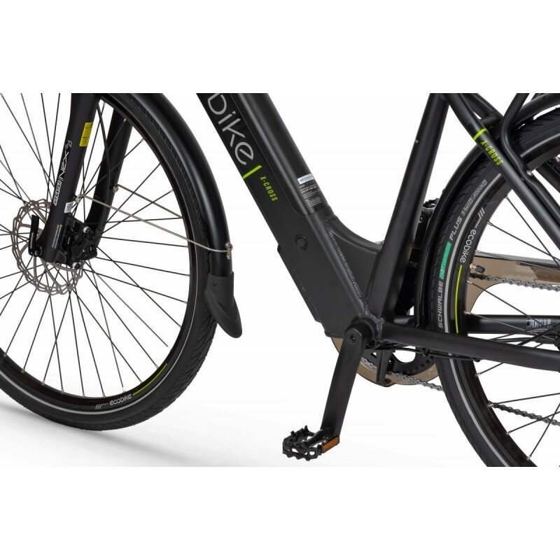 Elektriskais velosipēds Ecobike X-Cross 14,5 Ah, melns cena un informācija | Elektrovelosipēdi | 220.lv