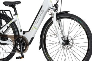 Elektriskais velosipēds Ecobike X-Cross 14,5 Ah Greenway, balts цена и информация | Электровелосипеды | 220.lv