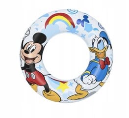 MICKEY WHEEL piepūšamais peldriņķis bērniem цена и информация | Надувные и пляжные товары | 220.lv