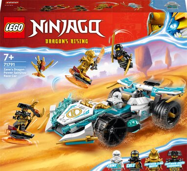 Гоночная машина Zane дракона и Spinjitzu 71791 LEGO® Ninjago цена и информация | Конструкторы и кубики | 220.lv