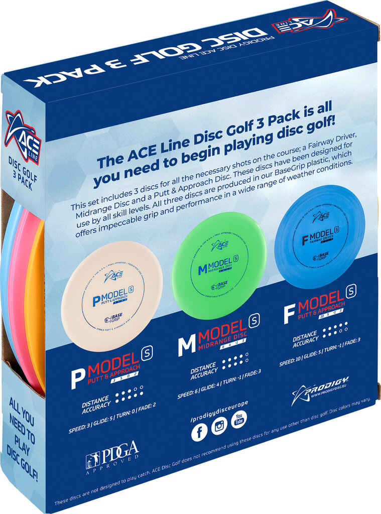 Disku golfa komplekts Prodigy ACE Line цена и информация | Disku golfs | 220.lv