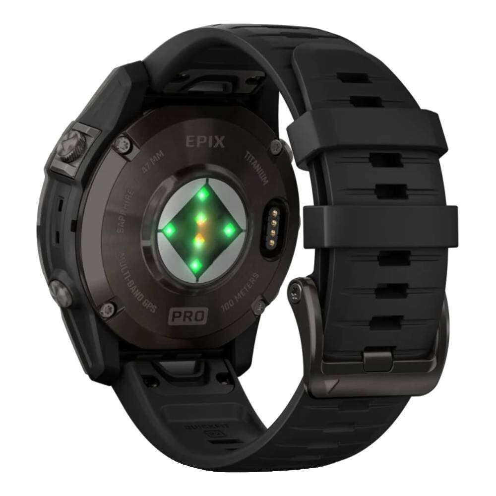 Garmin epix Pro Gen 2 Sapphire Carbon Gray DLC Titanium/Black cena un informācija | Viedpulksteņi (smartwatch) | 220.lv