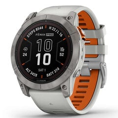 Garmin Fēnix® 7X Pro Sapphire Solar Edition Titanium 010-02778-15 cena un informācija | Viedpulksteņi (smartwatch) | 220.lv