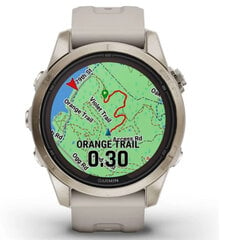 Garmin fēnix® 7S Pro Sapphire Solar Soft Gold/Light Sand cena un informācija | Viedpulksteņi (smartwatch) | 220.lv