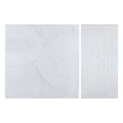 Canvas 135 x 3,5 x 90 cm Abstrakts (2 gb.) cena un informācija | Gleznas | 220.lv