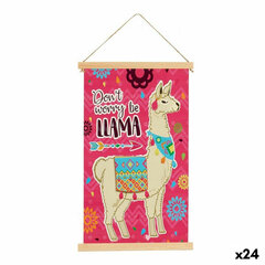 Canvas Llama (1 x 54 x 33 cm) (24 gb.) cena un informācija | Gleznas | 220.lv