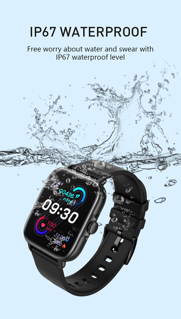 Livman Y20GT Black cena un informācija | Viedpulksteņi (smartwatch) | 220.lv