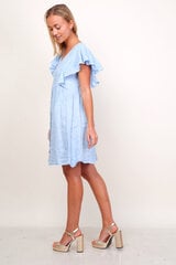 Льняное платье для женщин, синее цена и информация | Платья | 220.lv