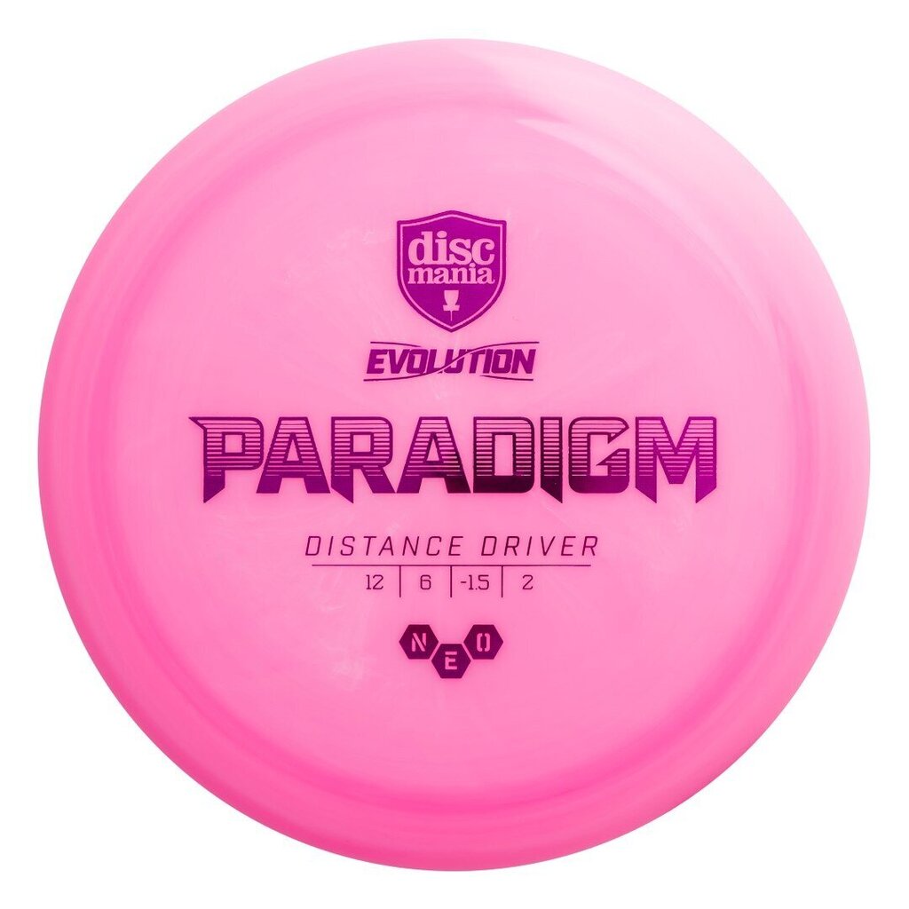 Disku golfa disks Discmania Evolution Neo Paradigm, rozā cena un informācija | Disku golfs | 220.lv