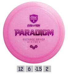 Disku golfa disks Discmania Evolution Neo Paradigm, rozā цена и информация | Диск-гольф | 220.lv