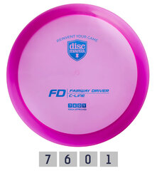 Disku golfa disks Discmania Originals C-line FD, rozā cena un informācija | Disku golfs | 220.lv