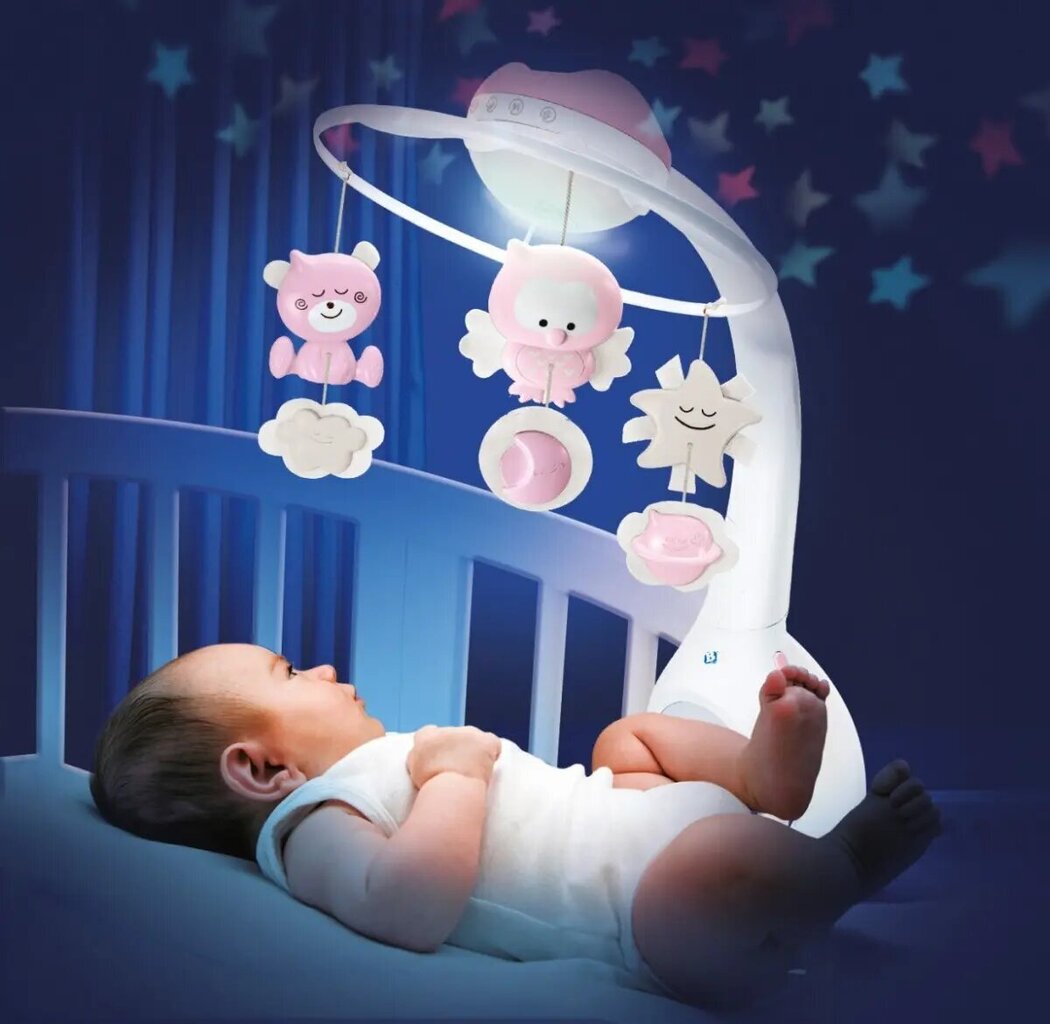 Muzikālais karuselis Infantino 3in1, rozā цена и информация | Rotaļlietas zīdaiņiem | 220.lv