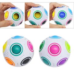 Bumbiņu puzle Puzzle Magic Rainbow Ball cena un informācija | Rotaļlietas zēniem | 220.lv