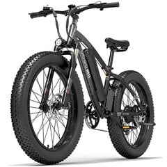 Электровелосипед GOGOBEST GF600, черный, 1000Вт, 13Ач цена и информация | Электровелосипеды | 220.lv