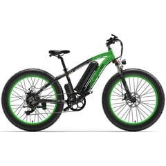 Elektriskais velosipēds GOGOBEST GF600, melns/zaļš, 1000W, 13Ah cena un informācija | Elektrovelosipēdi | 220.lv