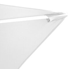 Пляжный зонт Alba 300 x 400 см Алюминий Белый цена и информация | Зонты, маркизы, стойки | 220.lv