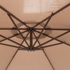 Пляжный зонт Tessa Бежевый Алюминий 300 см цена и информация | Зонты, маркизы, стойки | 220.lv