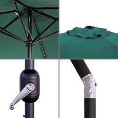 Pludmales lietussargs Monty, 300 cm cena un informācija | Saulessargi, markīzes un statīvi | 220.lv