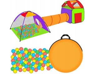 Bērnu telts, Iso Trade, 200 bumbiņas cena un informācija | Bērnu rotaļu laukumi, mājiņas | 220.lv