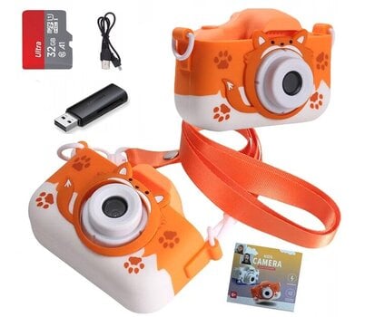 Digitālā fotokamera bērniem Orange Fox cena un informācija | Digitālās fotokameras | 220.lv