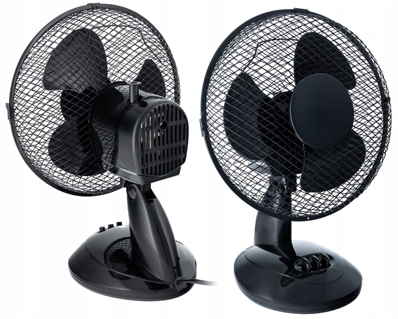 Volteno galda ventilators, melns cena un informācija | Ventilatori | 220.lv