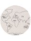 Benuta bērnu paklājs World Map, 115 cm cena un informācija | Paklāji | 220.lv