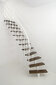 Moduļu kāpnes Comfort Top Minka, Baltā / Rieksts. Komplektā augstums: 312 cm цена и информация | Kāpnes | 220.lv