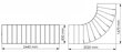Moduļu kāpnes Comfort Top Minka, Sudraba / Dižskābardis. Komplektā augstums: 312 cm цена и информация | Kāpnes | 220.lv