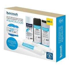 CHV5PUREMAC, Ecosoft P’ure AquaCalcium kомплект картриджей цена и информация | Фильтры для воды, чистящие устройства | 220.lv