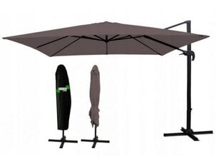 Āra lietussargs Mini Roma 2,5x2,5 m, brūns цена и информация | Зонты, маркизы, стойки | 220.lv