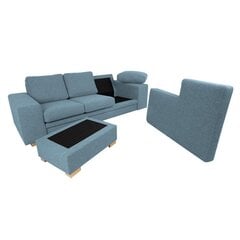 Corner sofa DAGMAR light blue цена и информация | Угловые диваны | 220.lv