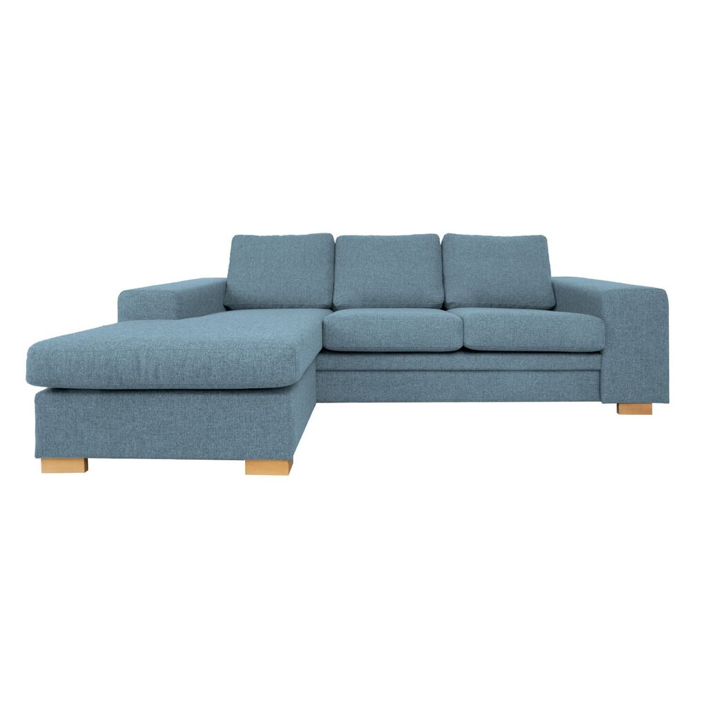 Mīkstais stūrītis Home4You Dagmar, zils cena un informācija | Stūra dīvāni | 220.lv