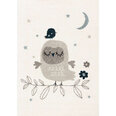 Коврик для детской кроватки Happy Owl, 160 x 230 x 1 см, разноцветный