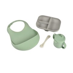Набор посуды Béaba Зеленый 4 Предметы цена и информация | Детская посуда, контейнеры для молока и еды | 220.lv