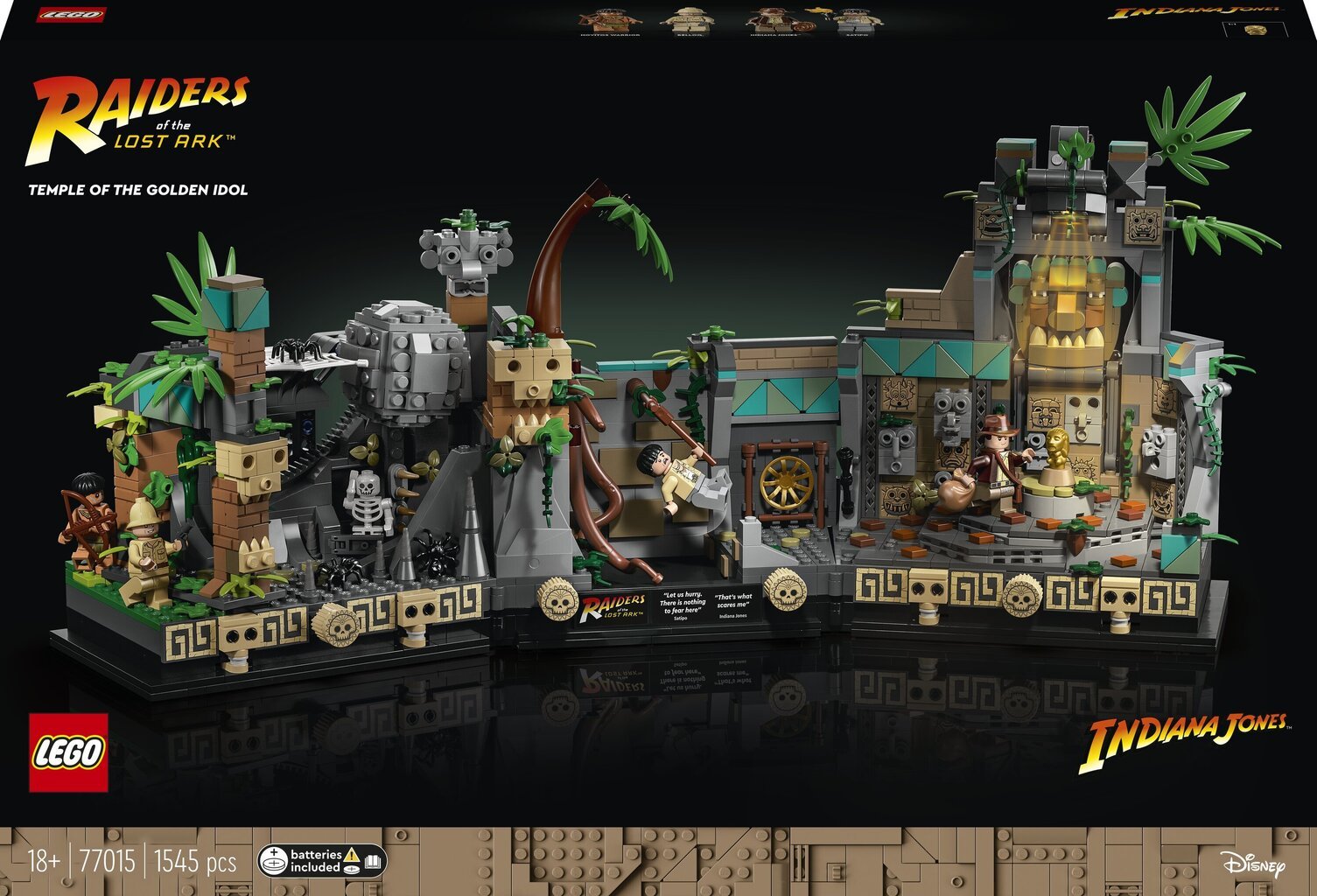 Храм Золотого Идола 77015 LEGO® Indiana Jones цена | 220.lv