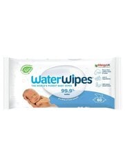 Mitrās salvetes bērniem WaterWipes 200223-60, 60 gab. цена и информация | Одноразовые пеленки и влажные салфетки | 220.lv