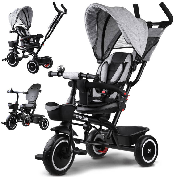 Tricikls Tiny Bike SP0650, pelēks cena un informācija | Trīsriteņi | 220.lv