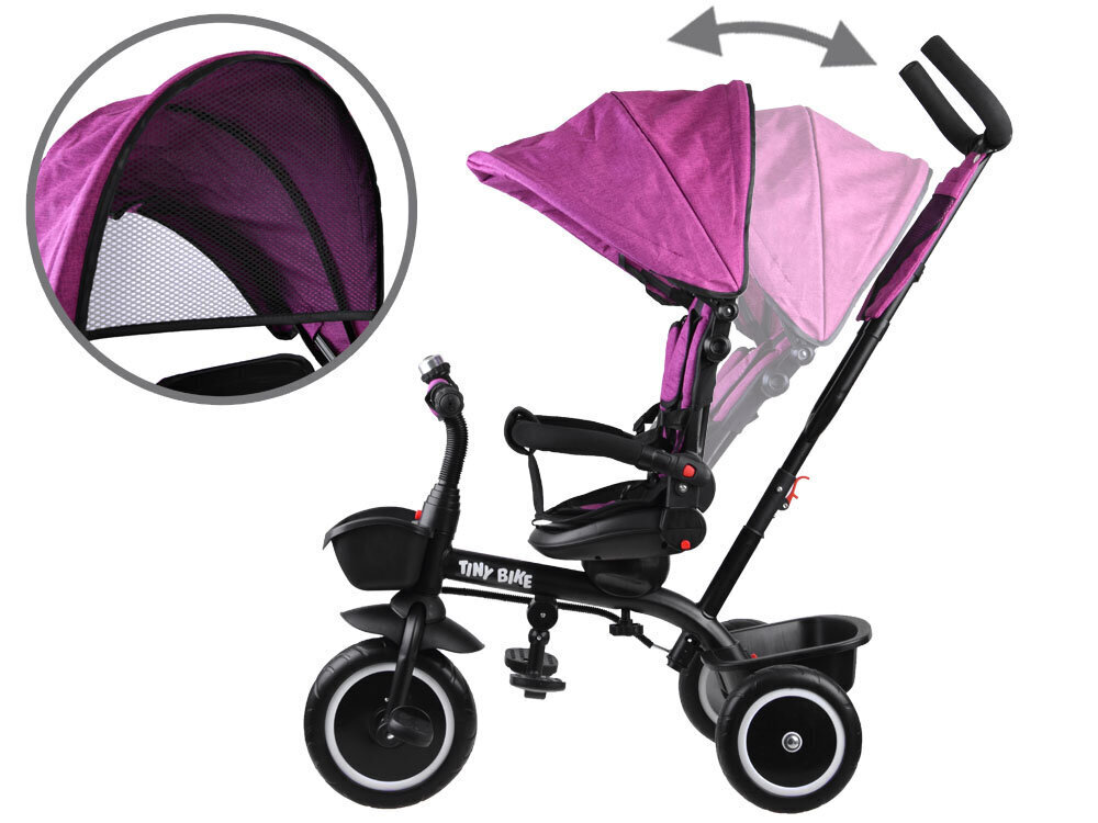 Tricikls Tiny Bike SP0650, violets cena un informācija | Trīsriteņi | 220.lv