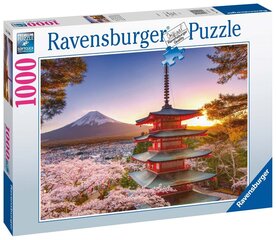 Puzle Ravensburger Fuji Cherry Blossom 17090, 1000 gab. cena un informācija | Puzles, 3D puzles | 220.lv
