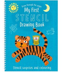 My First Stencil Drawing Book цена и информация | Книги для малышей | 220.lv