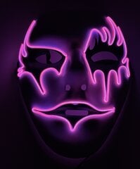 Светящаяся маска для вечеринки цена и информация | Карнавальные костюмы, парики и маски | 220.lv
