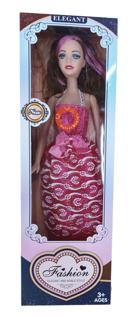 Eleganta stila lelle, 56 cm cena un informācija | Rotaļlietas meitenēm | 220.lv